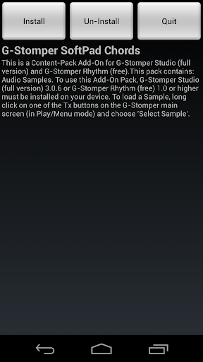 G-Stomper SoftPad Chords