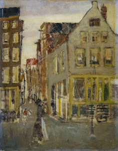 RIJKS: George Hendrik Breitner: De Lauriergracht bij de Tweede Laurierdwarsstraat 1918