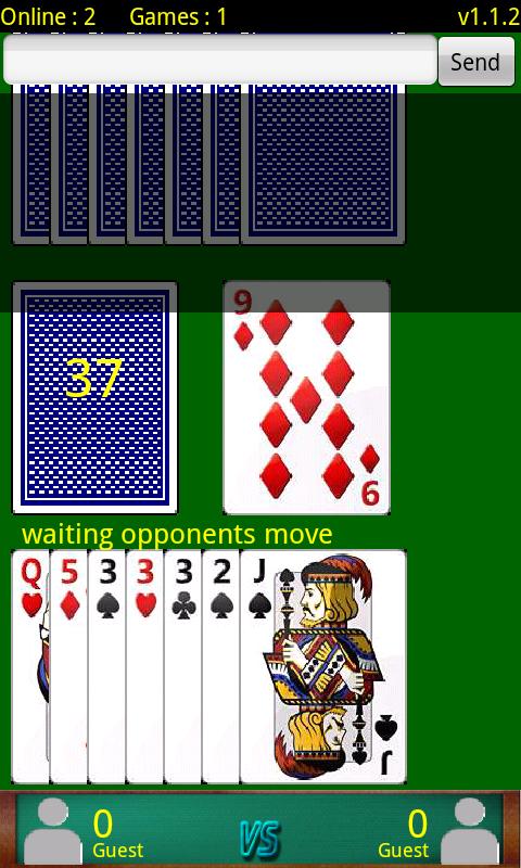 Cards Online (Αγωνία, Ξερή) - screenshot