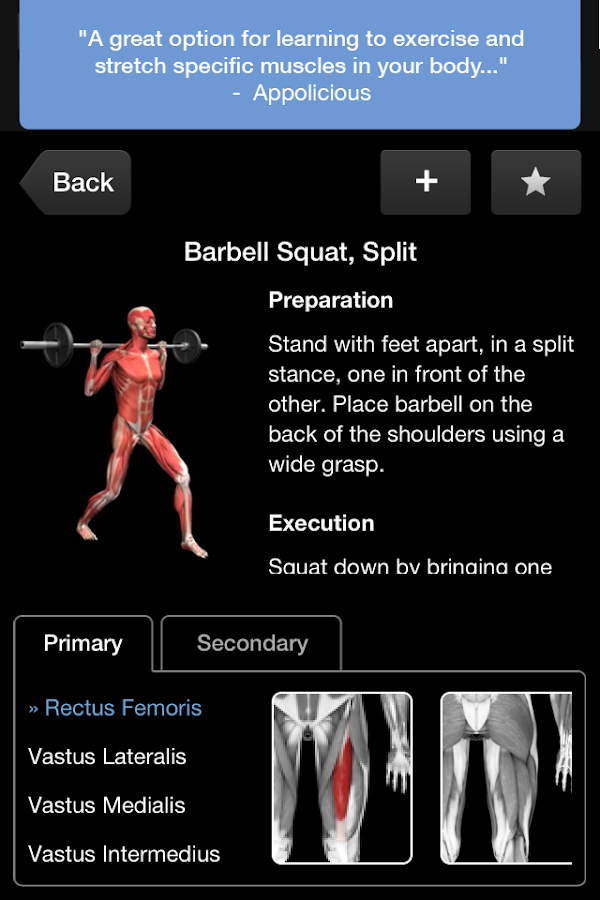    iMuscle 2- screenshot  