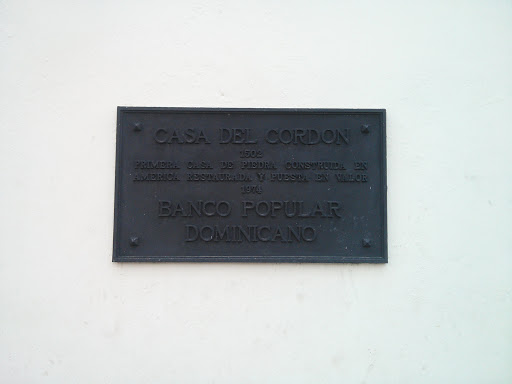 Placa Casa Del Cordon