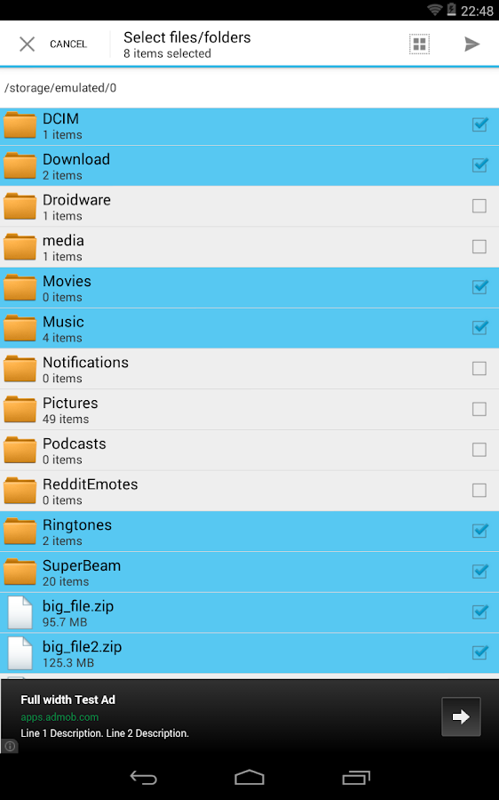 SuperBeam | WiFi Direct Share - screenshot