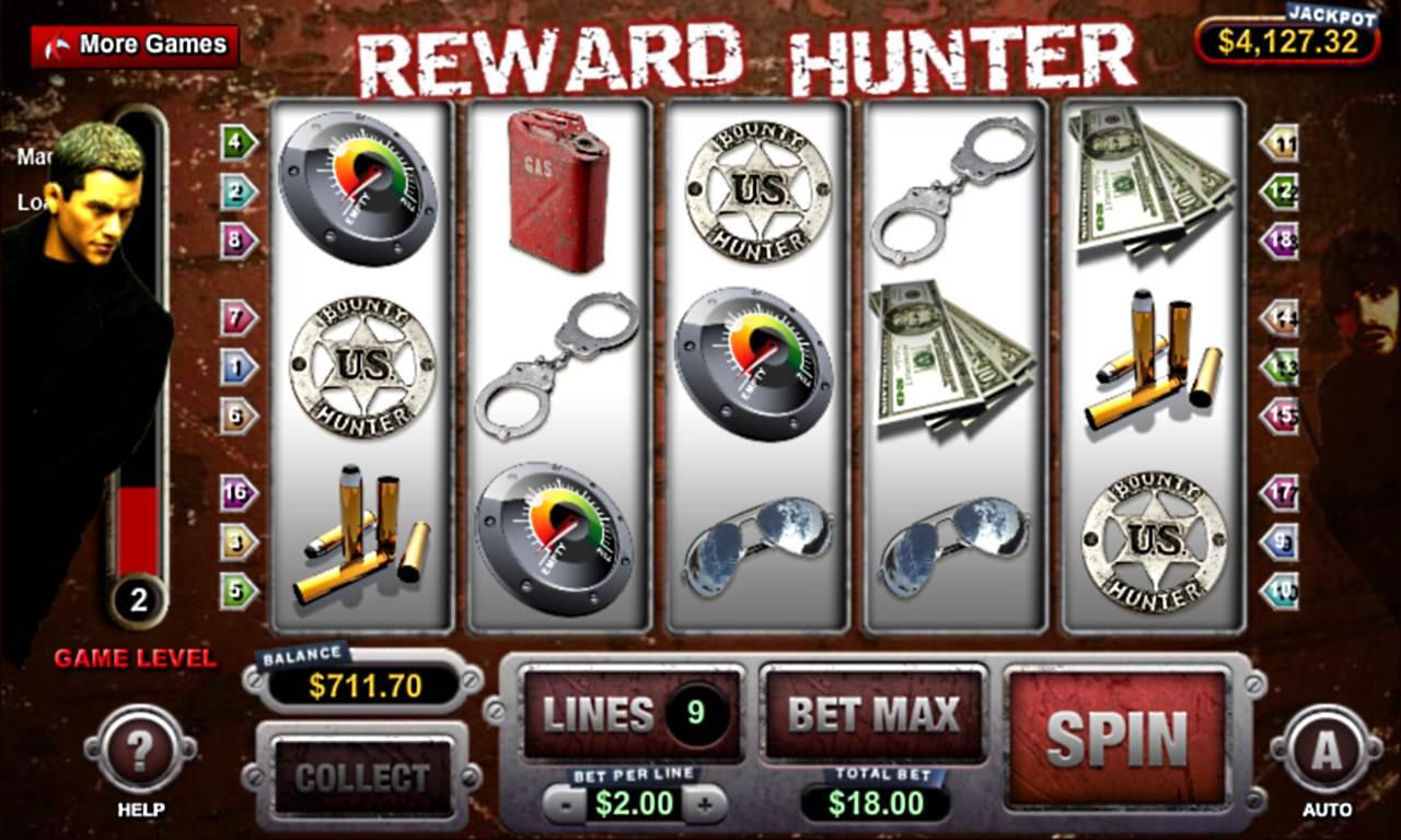 Reward credits slot machines