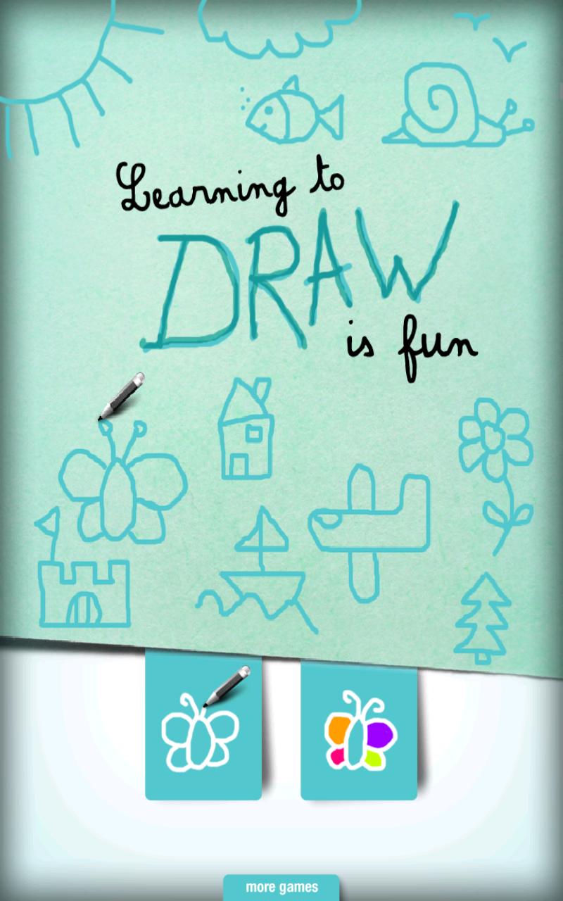 Android application Learning to draw is fun screenshort