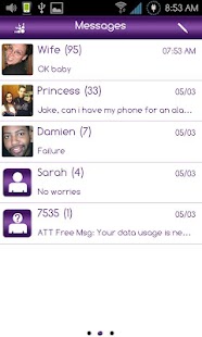 How to download Go SMS Themes: Purple Metallic 1.21 apk for android