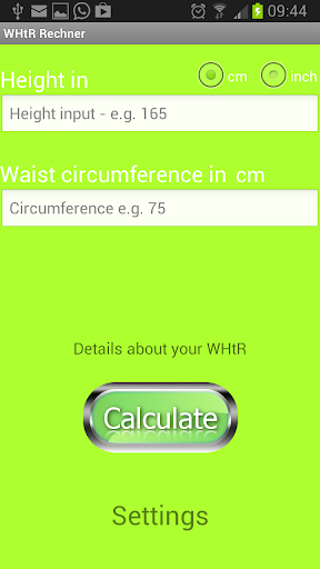 WHtR Calculator