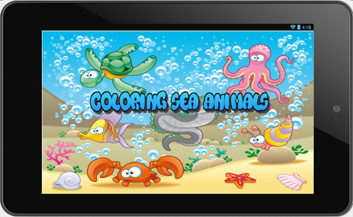 Kids Coloring Sea Animals