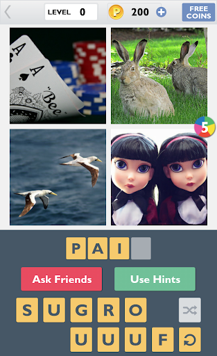 【免費拼字App】OneWord : Pics Quiz-APP點子