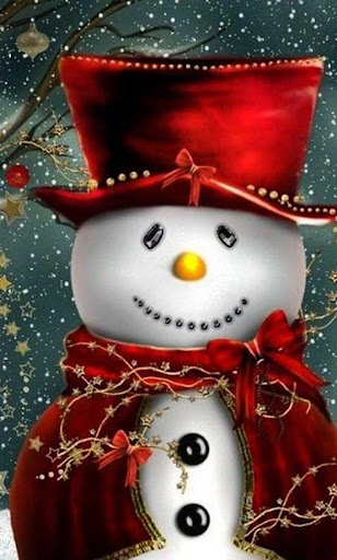 New Year Snowman LiveWallpaper