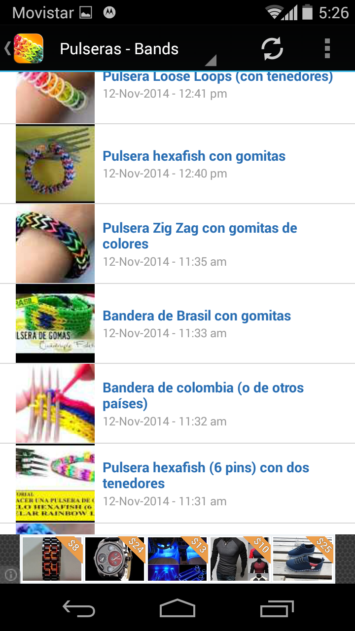 Rubber Band bracelets Screen 2