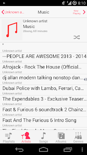 iphone music player - screenshot thumbnail