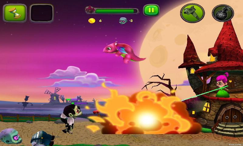 Zombie Defense:Smash & Crash - screenshot