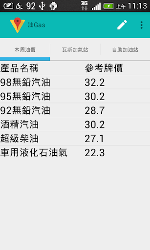 油Gas 加油加氣站搜尋