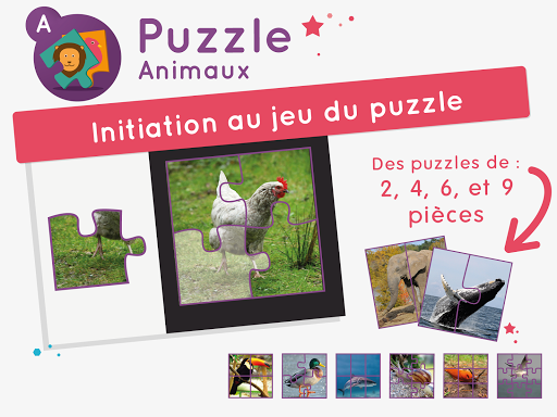 Puzzle - Animaux -Jeu éducatif