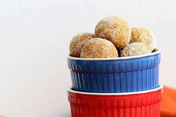 Pumpkin Snickerdoodle Cookie Dough Truffles