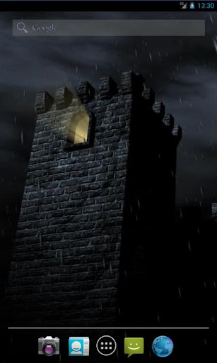 Stormy Castle Live Wallpaper