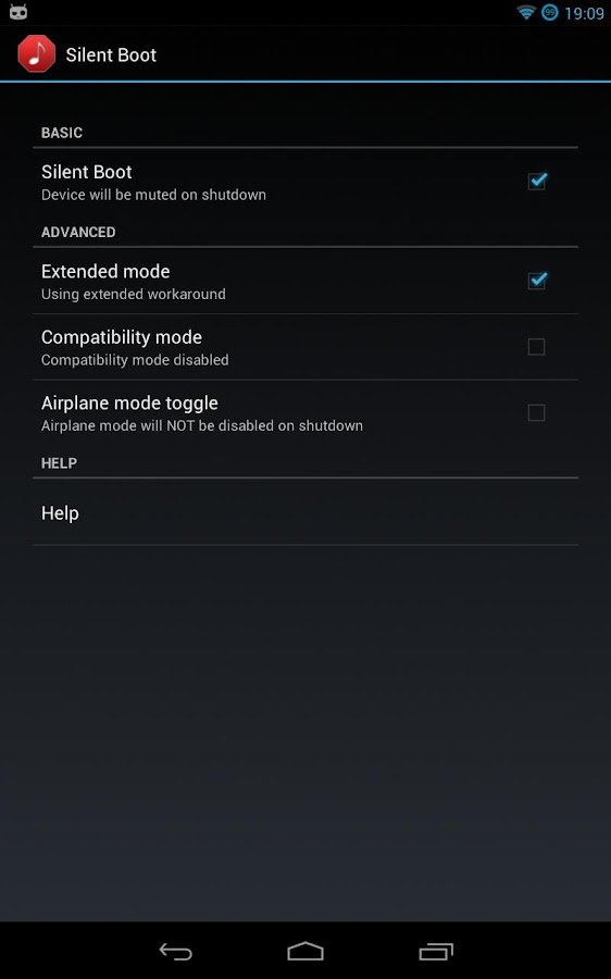 Silent Boot - screenshot