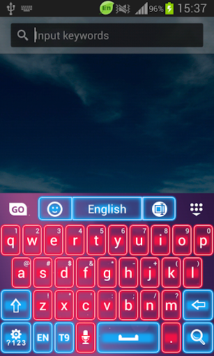 Pink Neon Keyboard GO