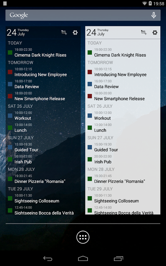 Business Calendar Pro - screenshot