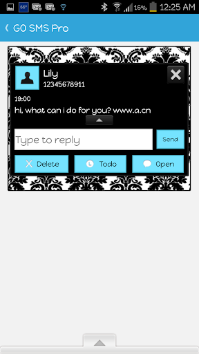 【免費個人化App】GO SMS - Damask 9-APP點子