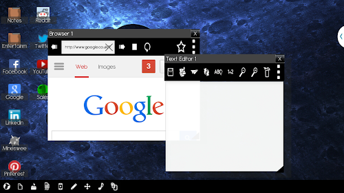 Android application Multiscreen Multitasking THD screenshort