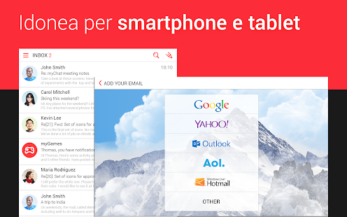 myMail - app gratis per email - screenshot thumbnail