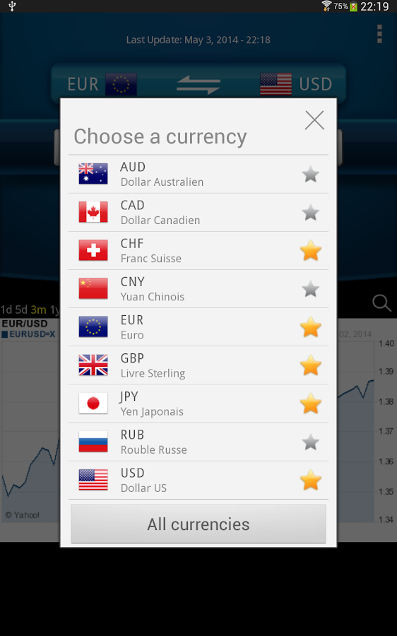 Easy Currency Converter Pro - screenshot