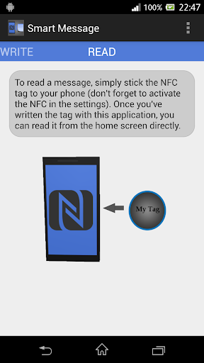 Smart Message NFC