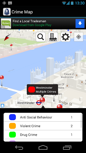 Crime Map England Wales