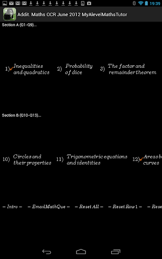 【免費教育App】Additional Maths OCR June 2012-APP點子