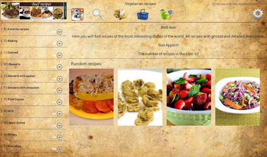 Free Download Vegetarian recipes APK