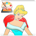 Coloring game icon