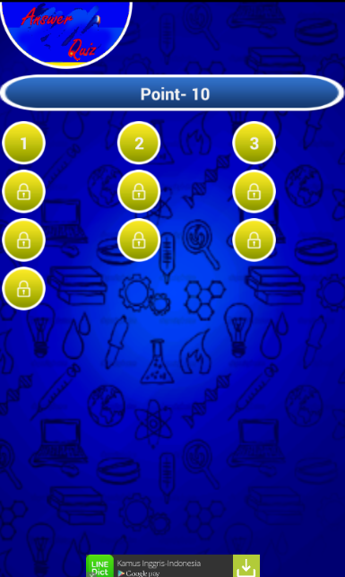 answer quiz - screenshot