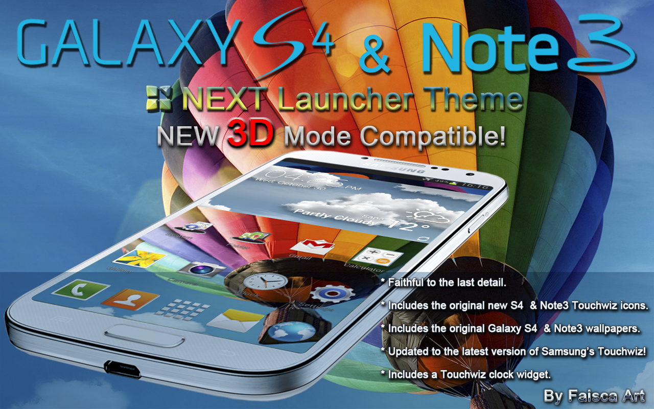 Next Theme Galaxy S4 Note3 3D v1.6