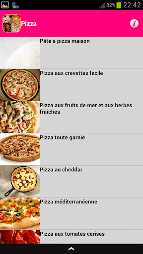 【免費健康App】recette de  pizza 2015-APP點子