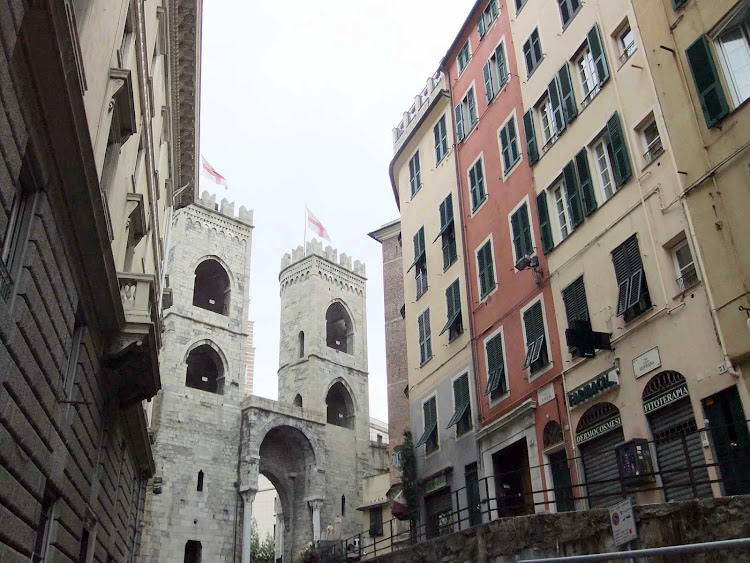 Gateway in Genoa, Italy.