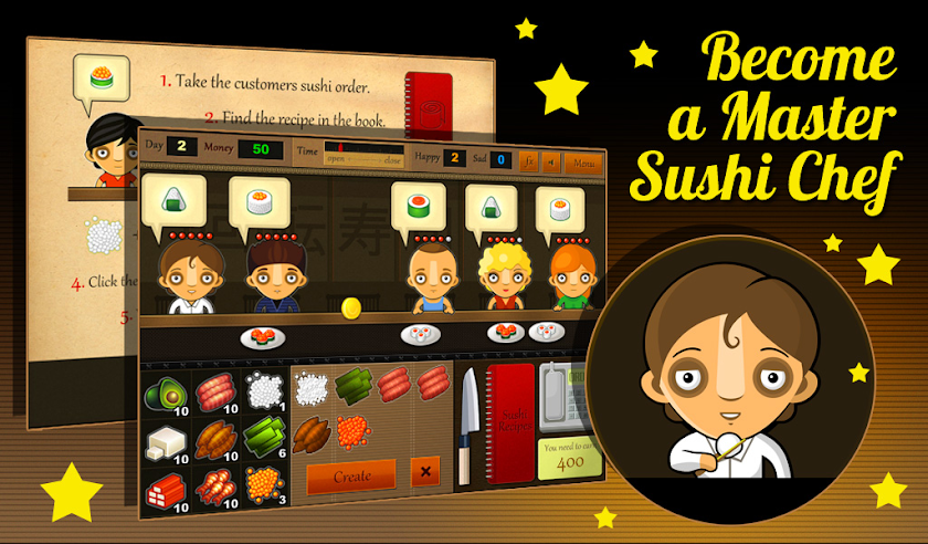 Sushi Bar Screen 2