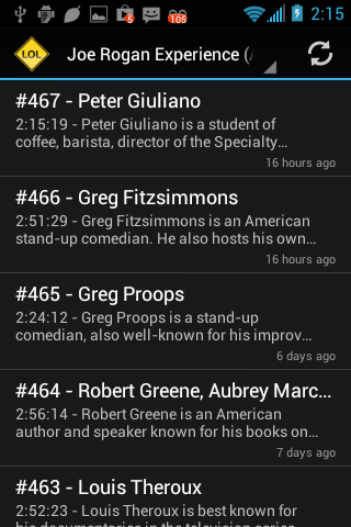 Top Comedy Podcasts (No Ads) Screen 2