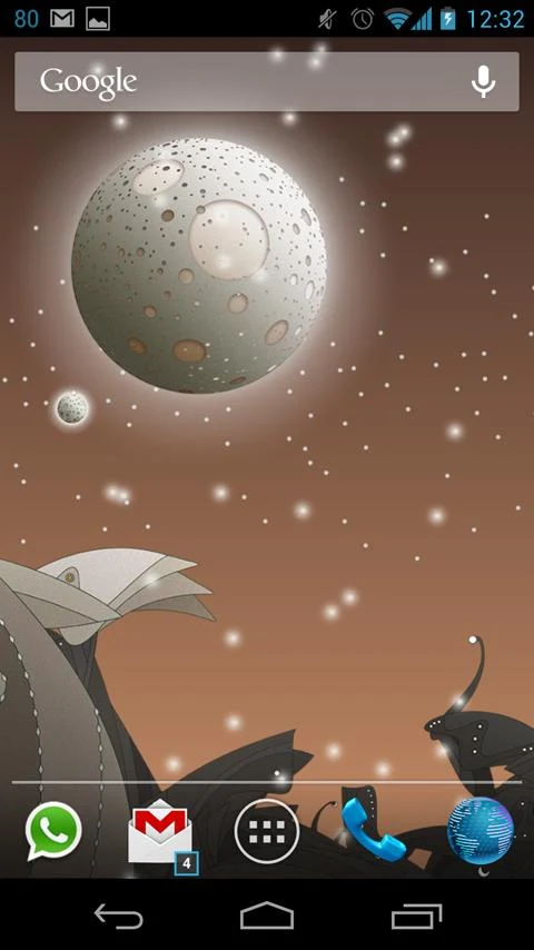 Живые обои Drobita moon на Андроид
