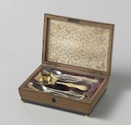 Cassette met theegarnituur