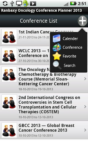 Oncology Conference Planner