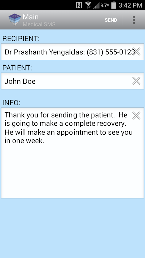 Medical SMS