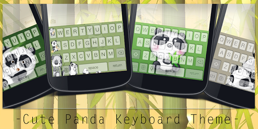 Cute Panda Keyboard Theme