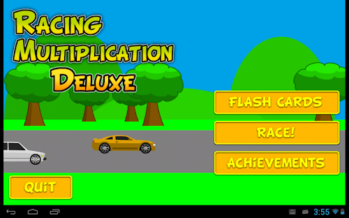 Android application Racing Multiplication Deluxe screenshort