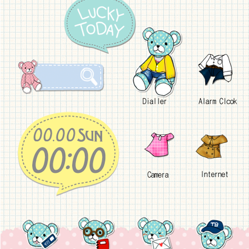 CUKI Theme Teddy Bears LOGO-APP點子