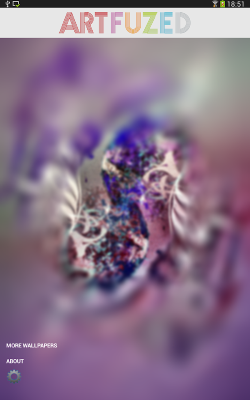 Android application Arabic Letters Live Wallpaper screenshort