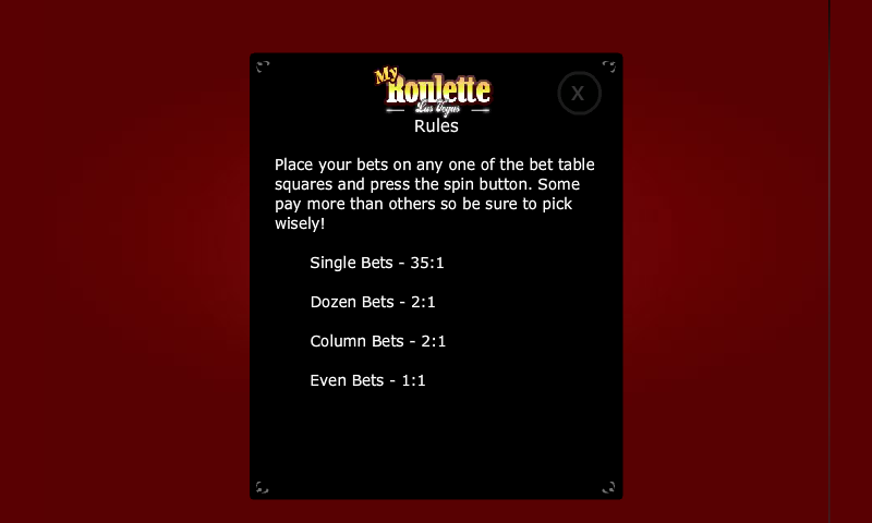 My Roulette LasVegas Screen 3