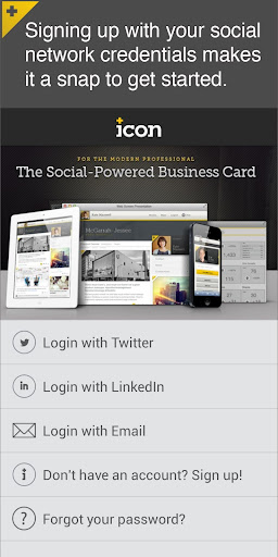 Icon: The Social Business Card