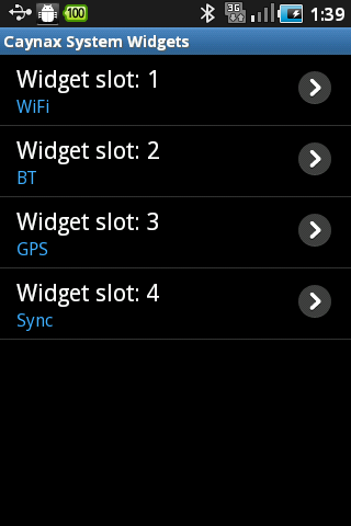 Caynax System Widgets v1.2