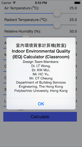 IEQ Calculator Office